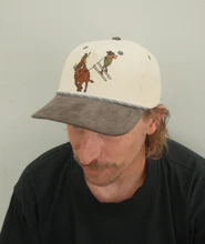 Blue Bison Frog Skijoring Corduroy Hat - Image 2
