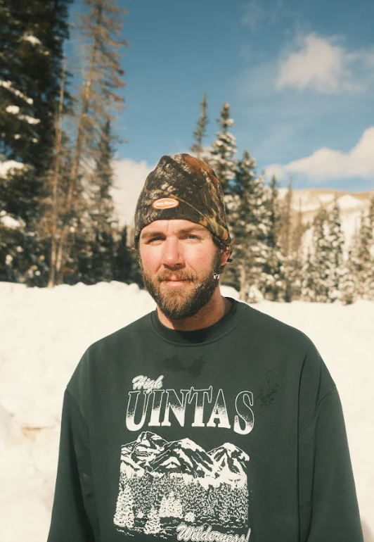 Blue Bison Camo Fleece Beanie - Image 2