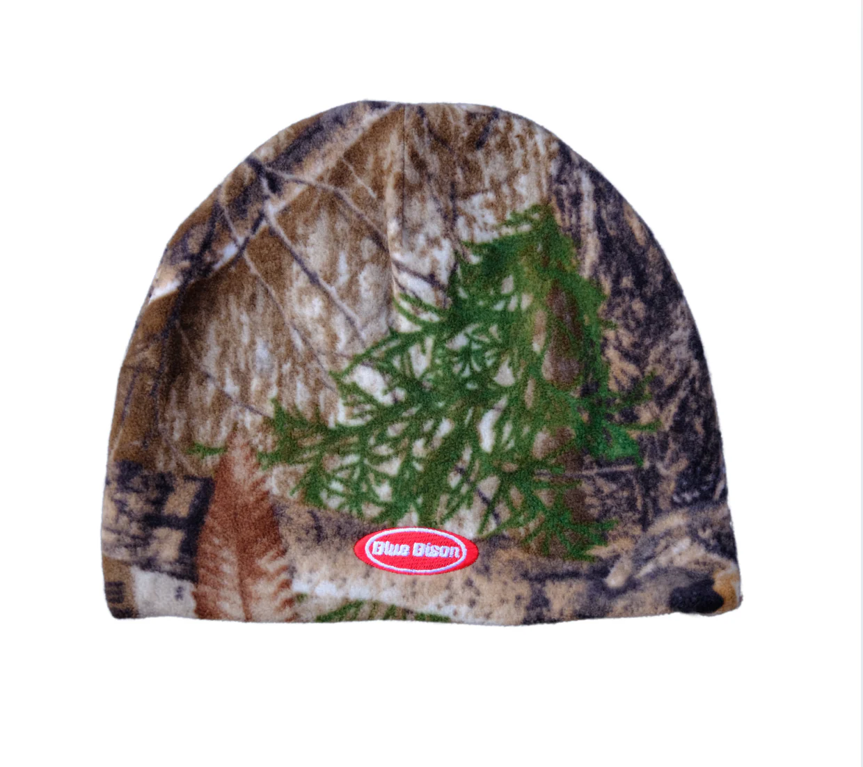 Blue Bison Camo Fleece Beanie - Image 3