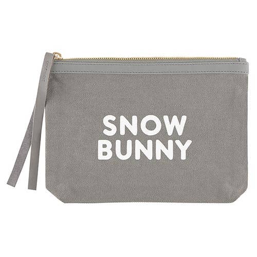 Canvas Pouch - Snow Bunny
