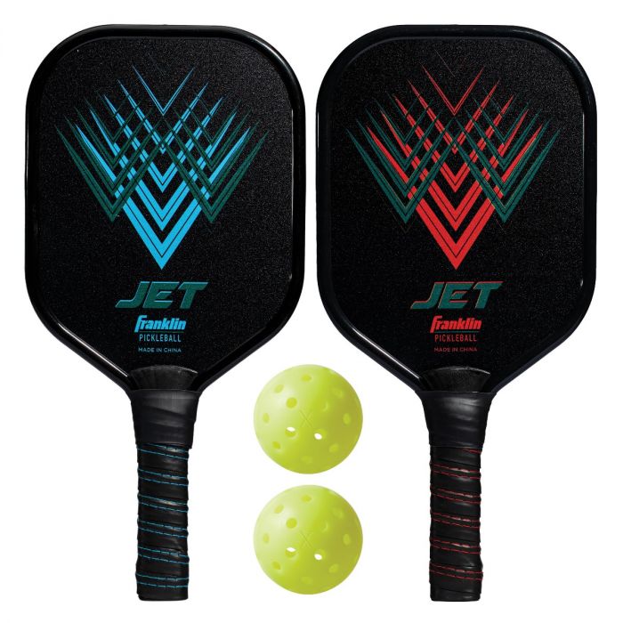 Jet Aluminum Pickleball Paddle & Ball Set