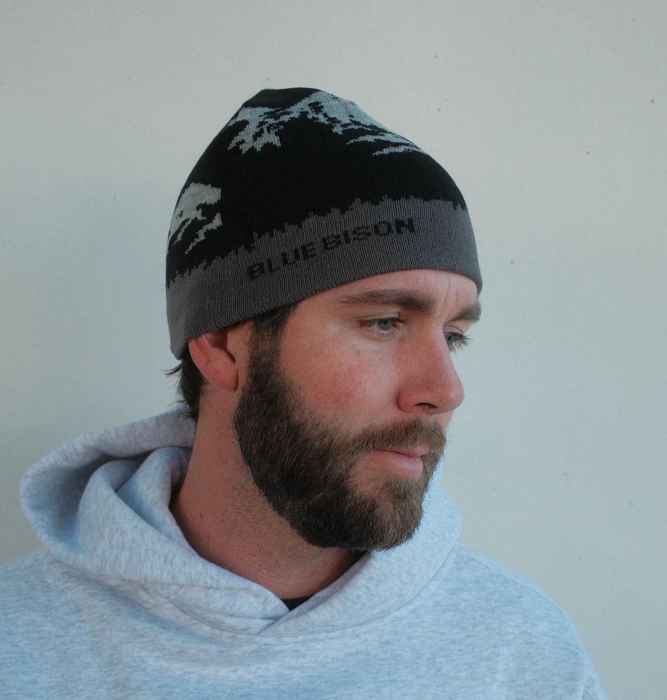 Blue Bison Mountain Peaks Skull Cap - Image 9