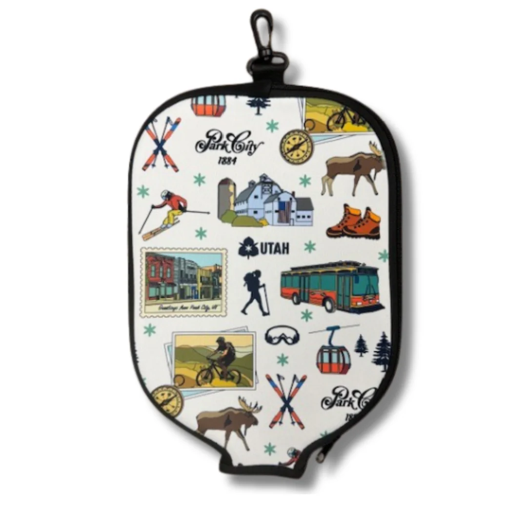 Park City Pickleball Paddle Cover - Image 3