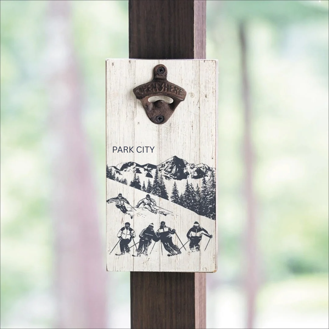 Park City Retro Ski Run Bottle Opener - Image 2
