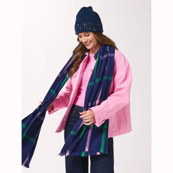 Reese Plaid Scarf - Image 2