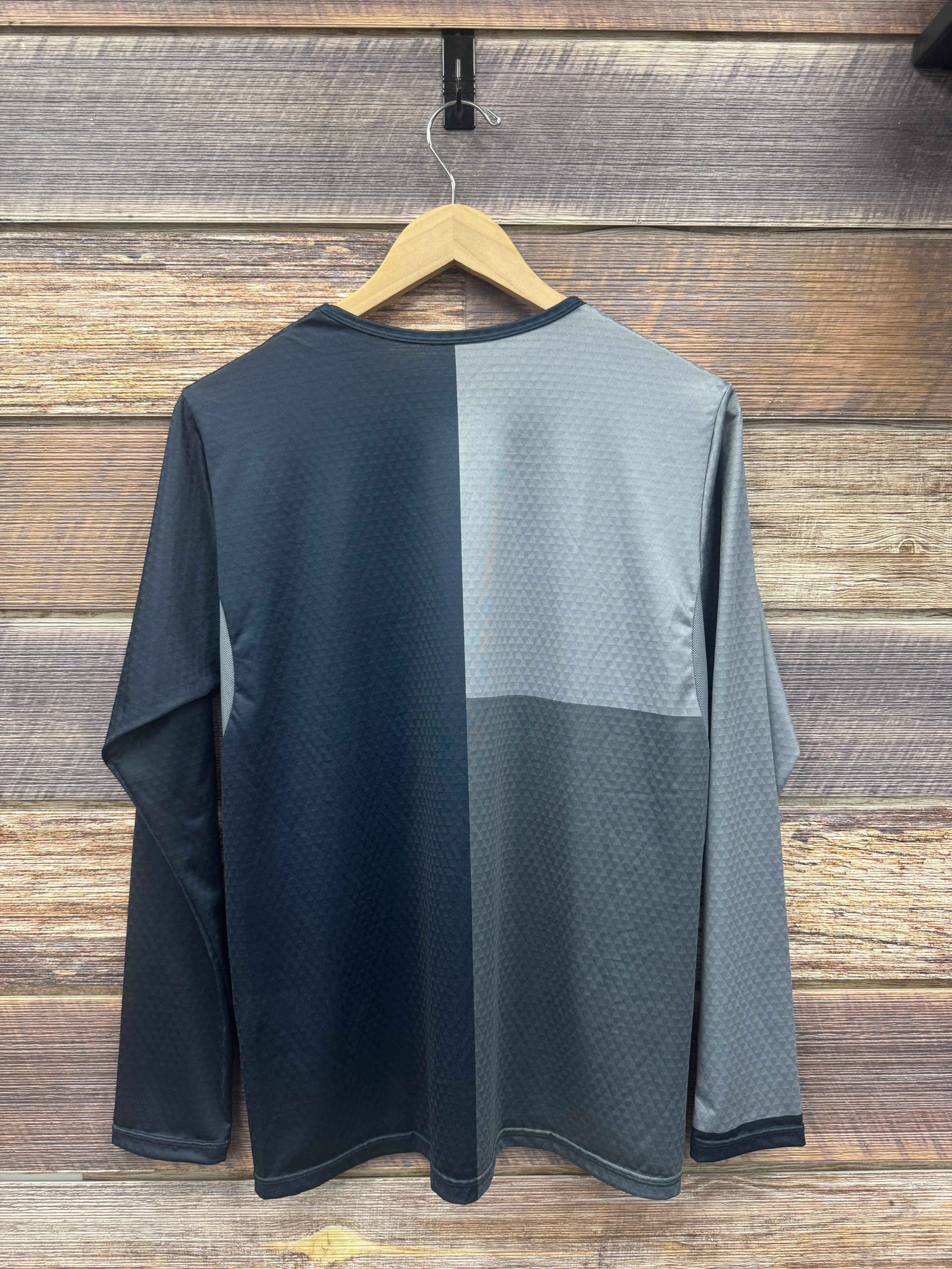 Switchback Sports Jersey L/S Gray/Navy - Image 2