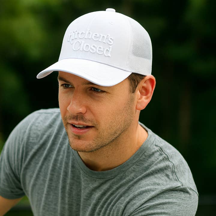 White On White Kitchen's Closed Pickleball Hat - Image 2